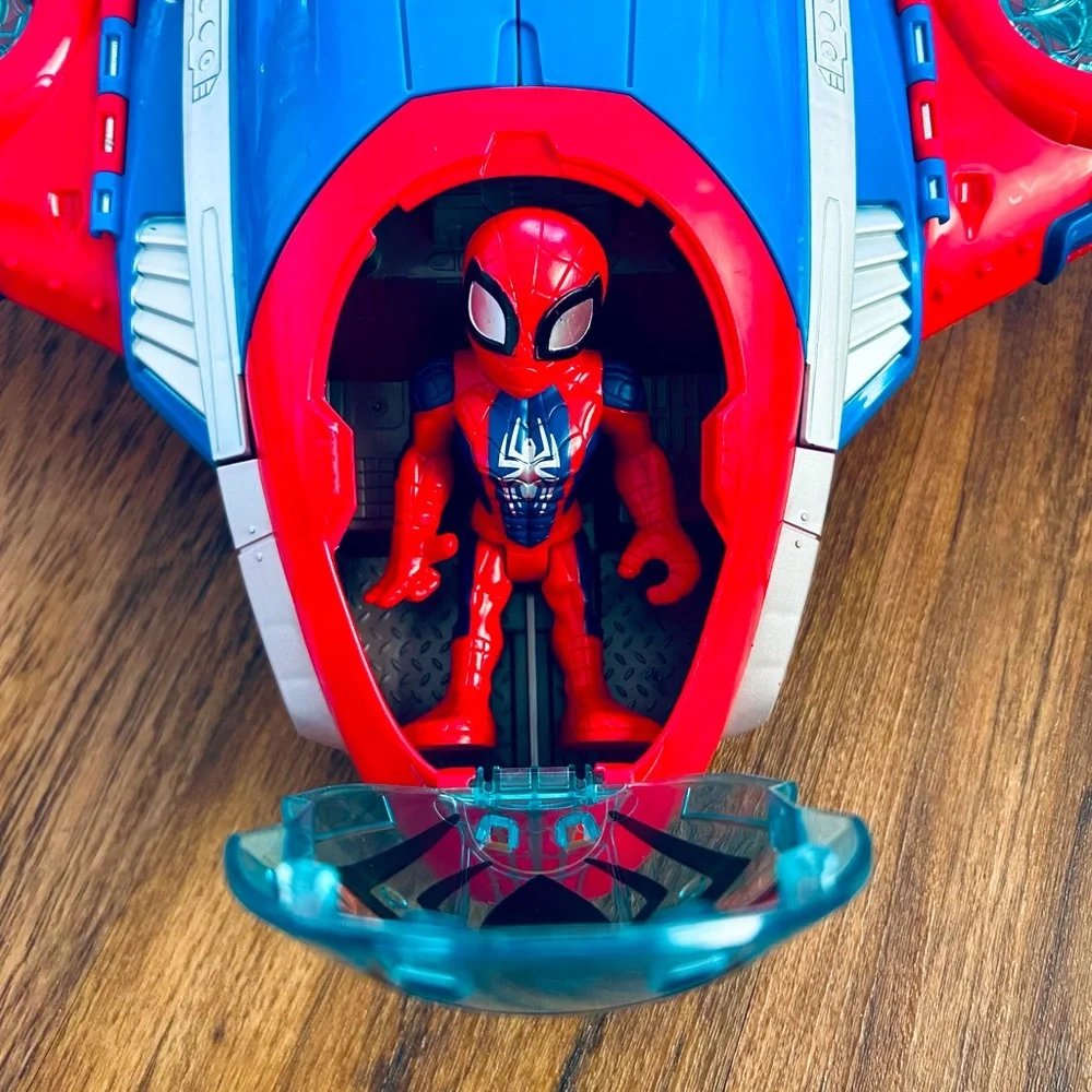 Playskool Heroes Marvel Super Hero Adventures Spider-Man Jetquarters - Picture 4 of 12